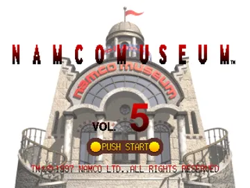 Namco Museum Vol. 5 (US) screen shot title